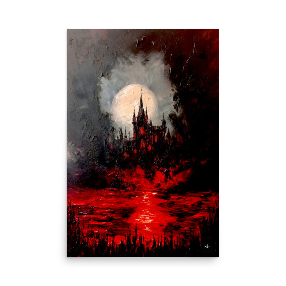 The void of darkness. Art Print. – alexkempart