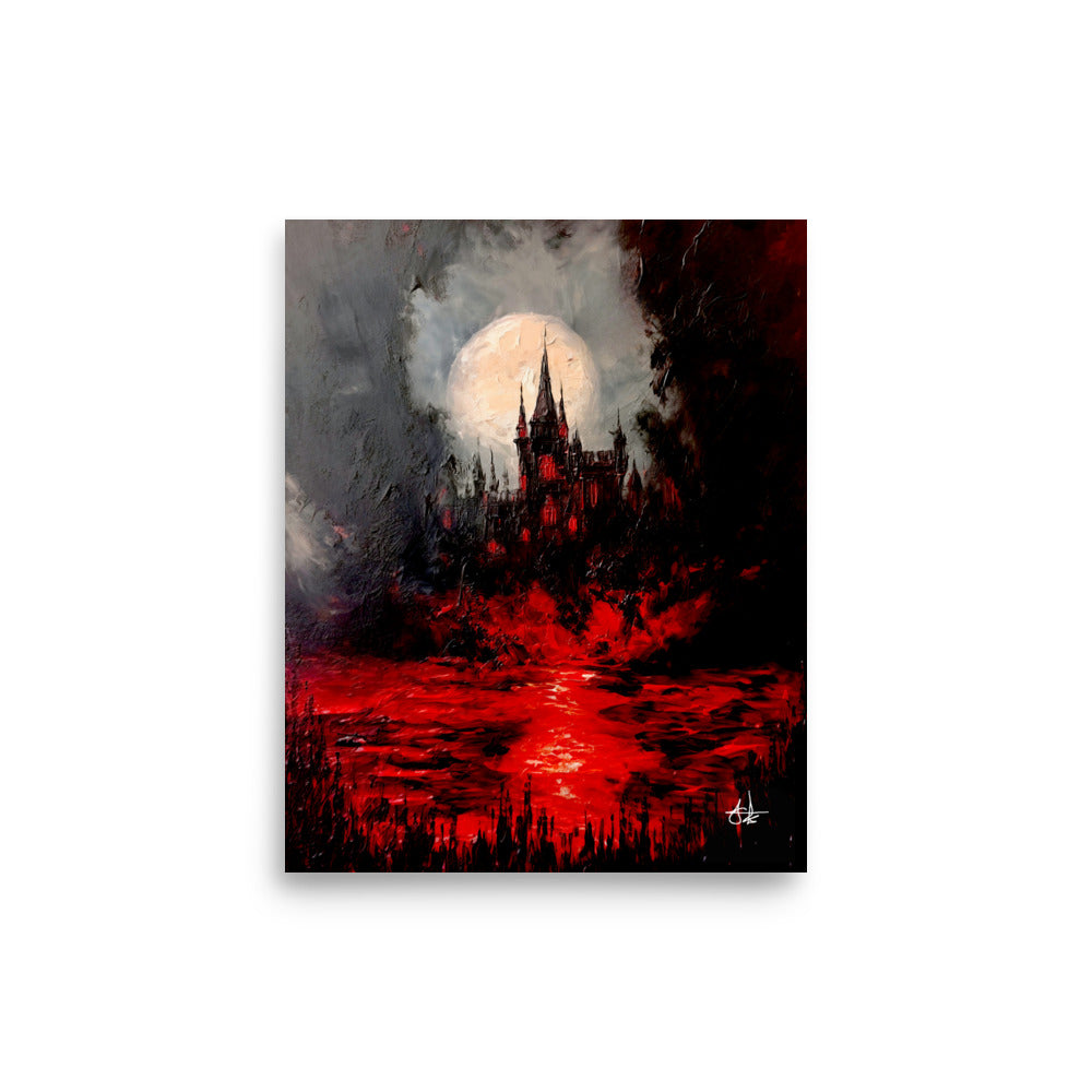 The void of darkness. Art Print. – alexkempart