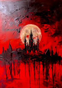 Castle nightmares. Art Print.