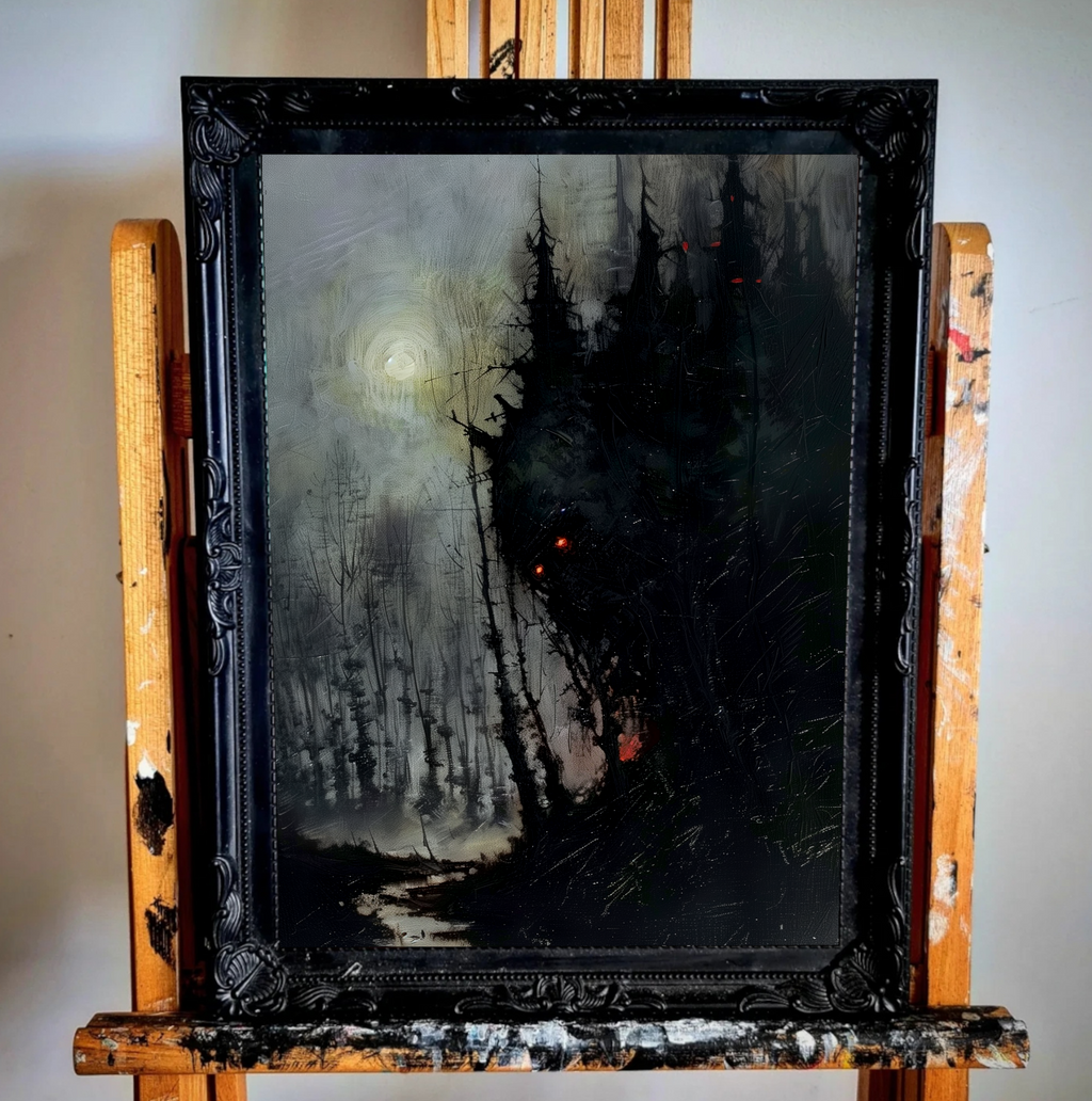 The Haunting of Hollowmoor Forest. Art Print.