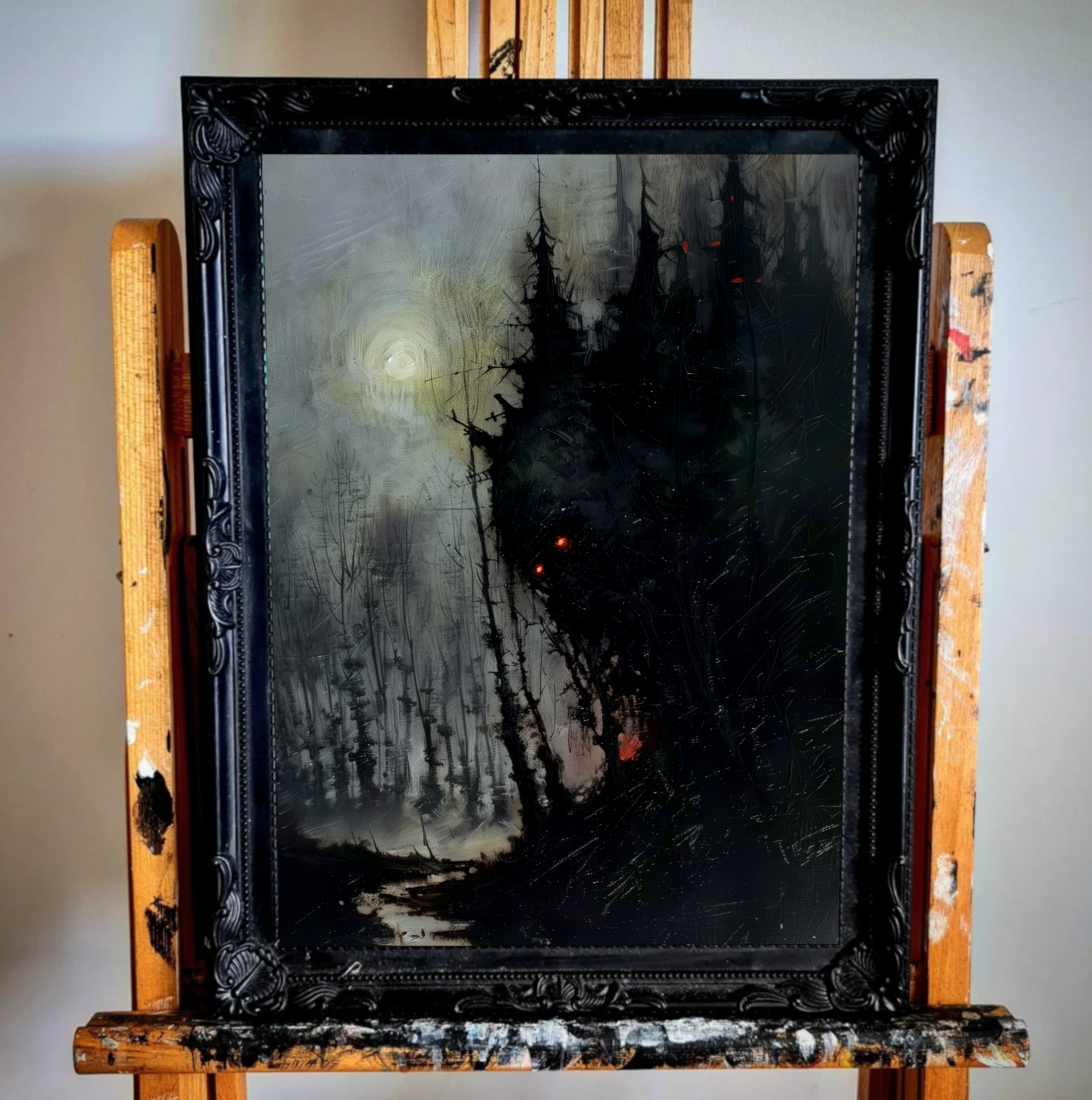 The Haunting of Hollowmoor Forest. Art Print.