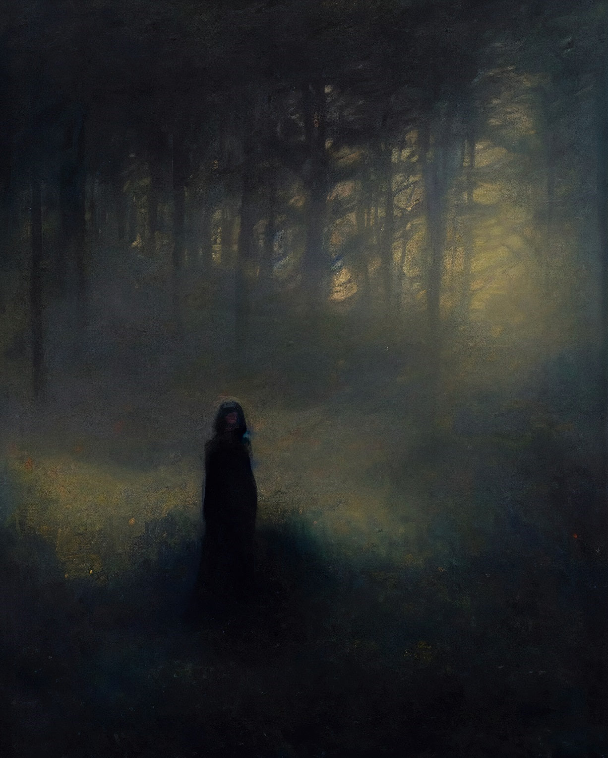 The widow witch. Art print