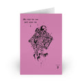 Copy of My love for you will never die. Greeting Cards (1 or 10-pcs). Pink version