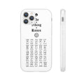 Flexi Cases - The Viking runes. White version. mobile phone case, iPhone case, Samsung case, mobile accessory. Norse. Viking. pagan