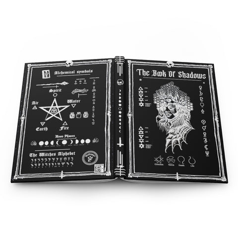 The book of shadows - Lilith the witch. Hardcover Journal Matte. Gothic spell book - Lined Journal