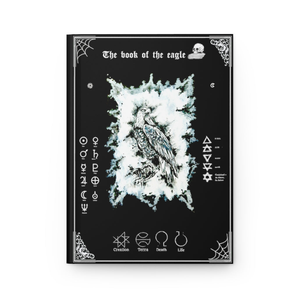 Book of the owl - Hardcover Journal Matte. The dark gypsy. Witchcraft, pagan.
