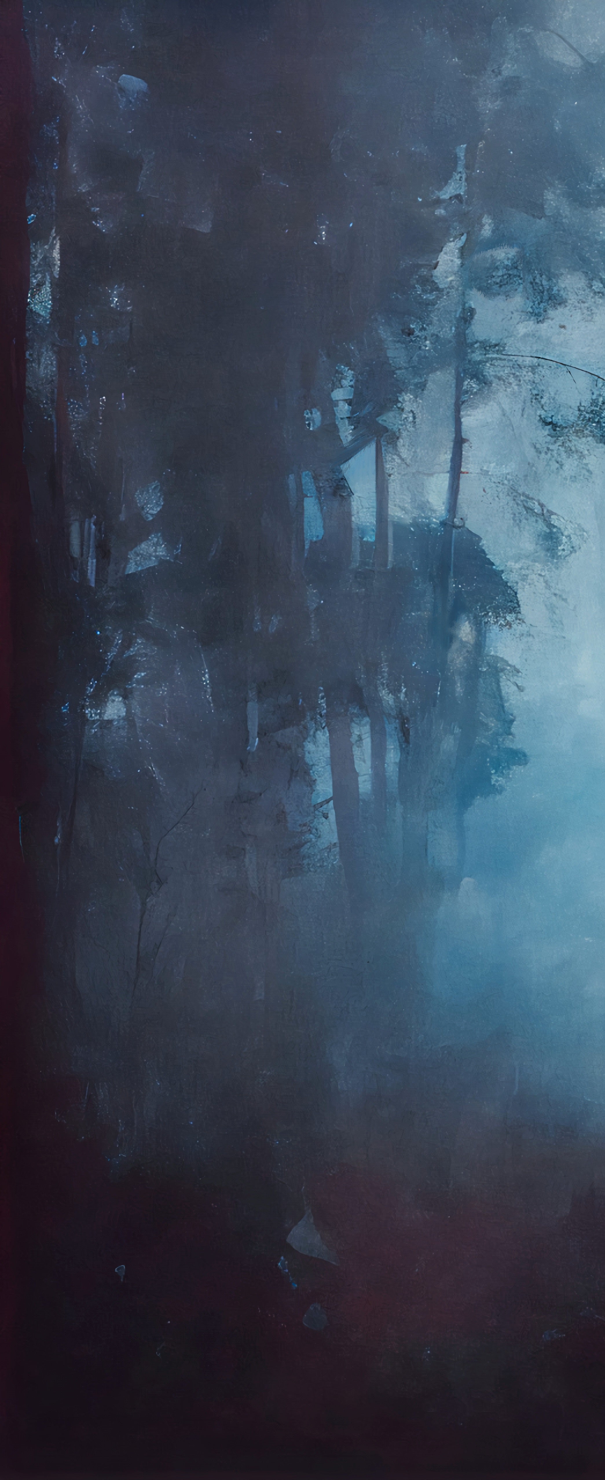 Lady of the night. Art print. Poster