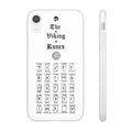 Flexi Cases - The Viking runes. White version. mobile phone case, iPhone case, Samsung case, mobile accessory. Norse. Viking. pagan