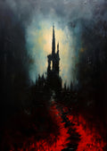 Oil Painting. The void of darkness VIII.