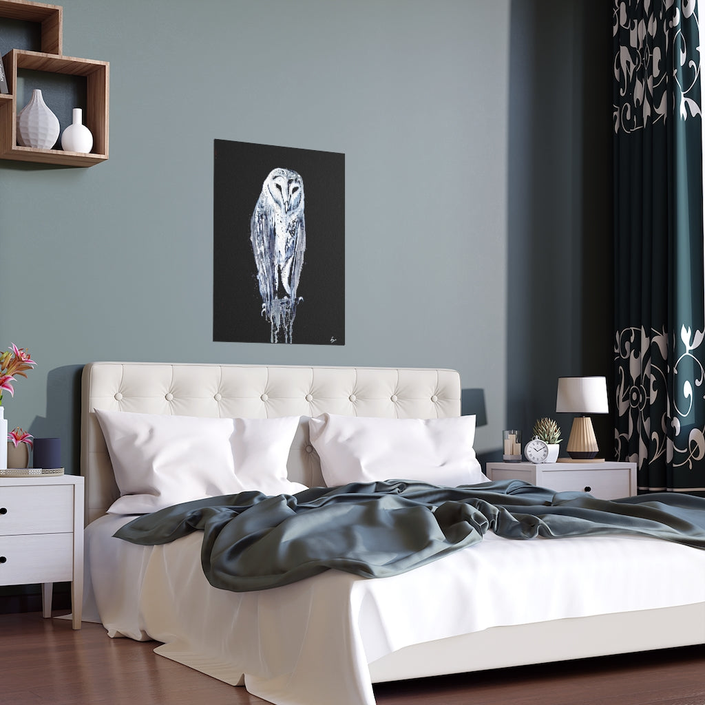 Silent Owl - Fine Art Posters. Wall art. Painting. Artwork