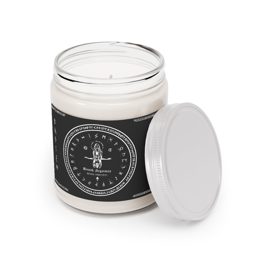 Spell Candle - Banishing Negativity - Aromatherapy Spell craft Candles, 9oz. Witchcraft.