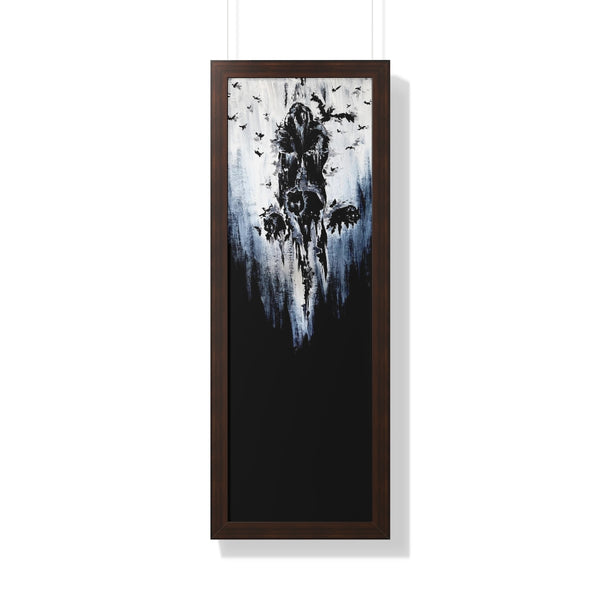 Framed Vertical Poster - Valhalla is calling you. Viking wall art, Odin Norse mythology.