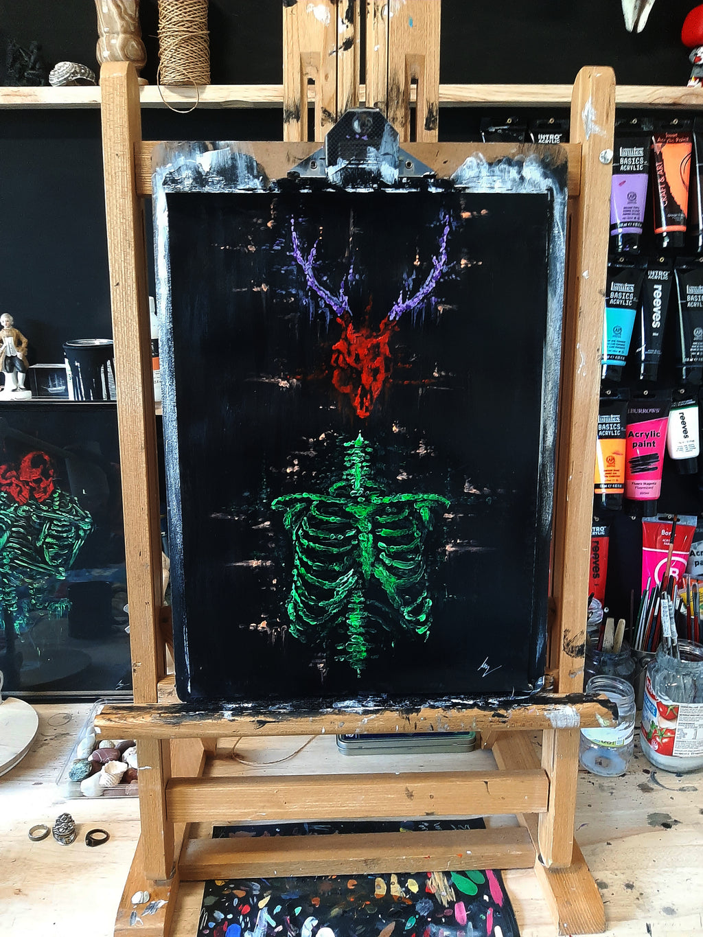 The heart and soul of the dead will live forever. Original artwork