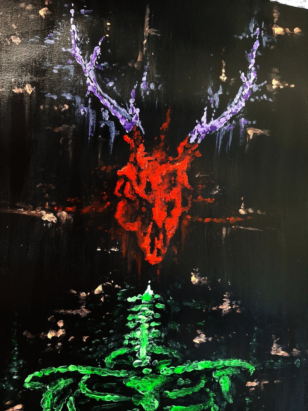 The heart and soul of the dead will live forever. Original artwork