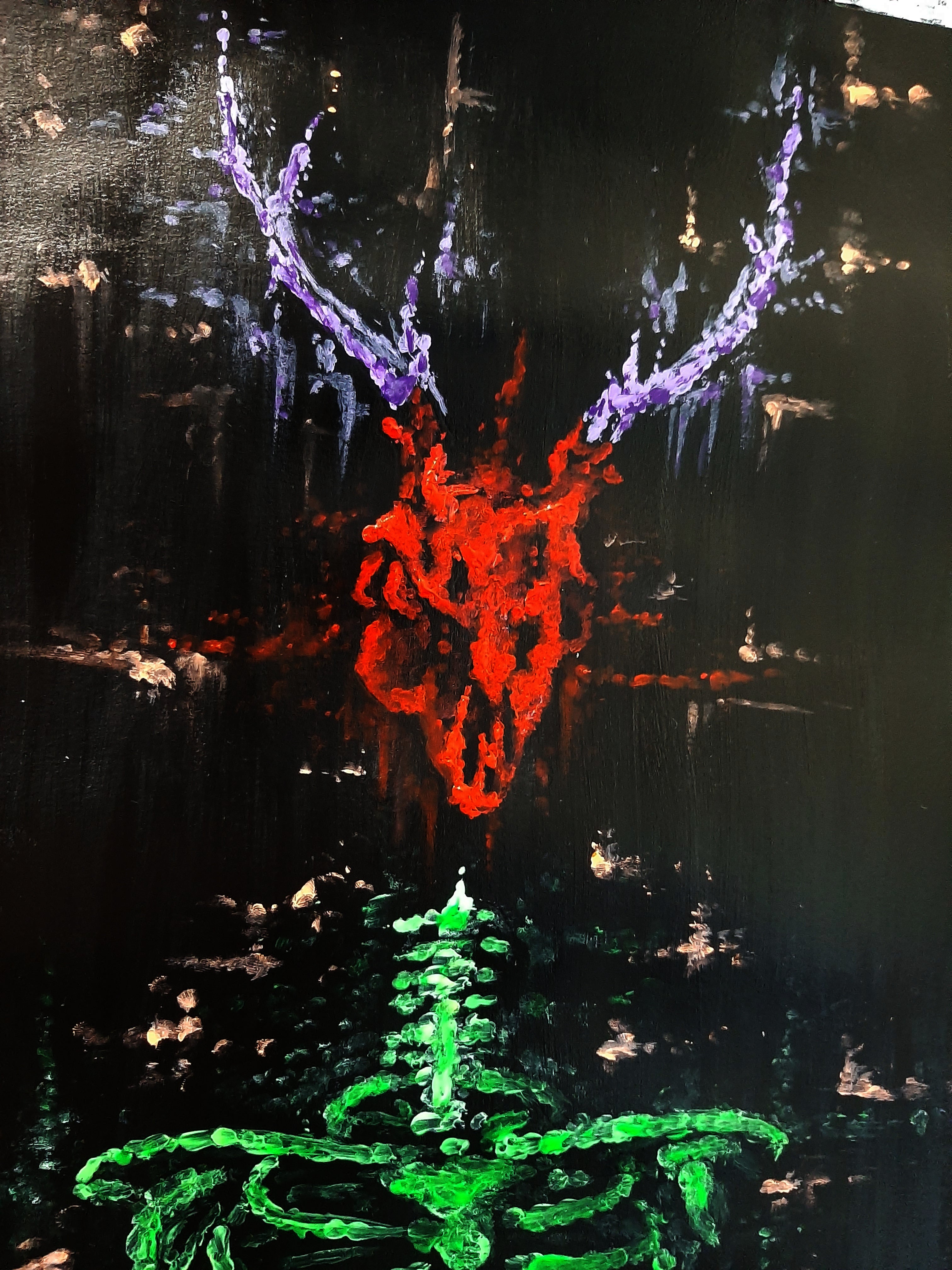 The heart and soul of the dead will live forever. Original artwork