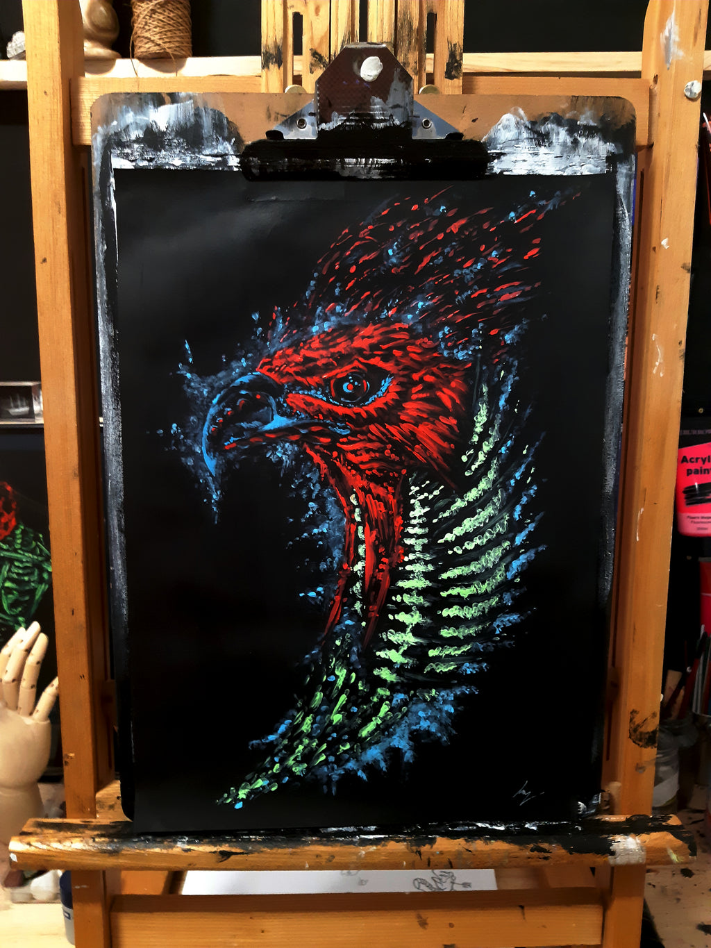 The blood eagle. Original artwork