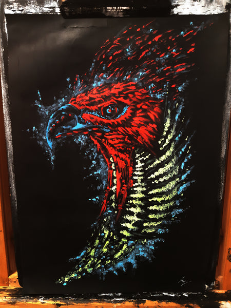The blood eagle. Original artwork
