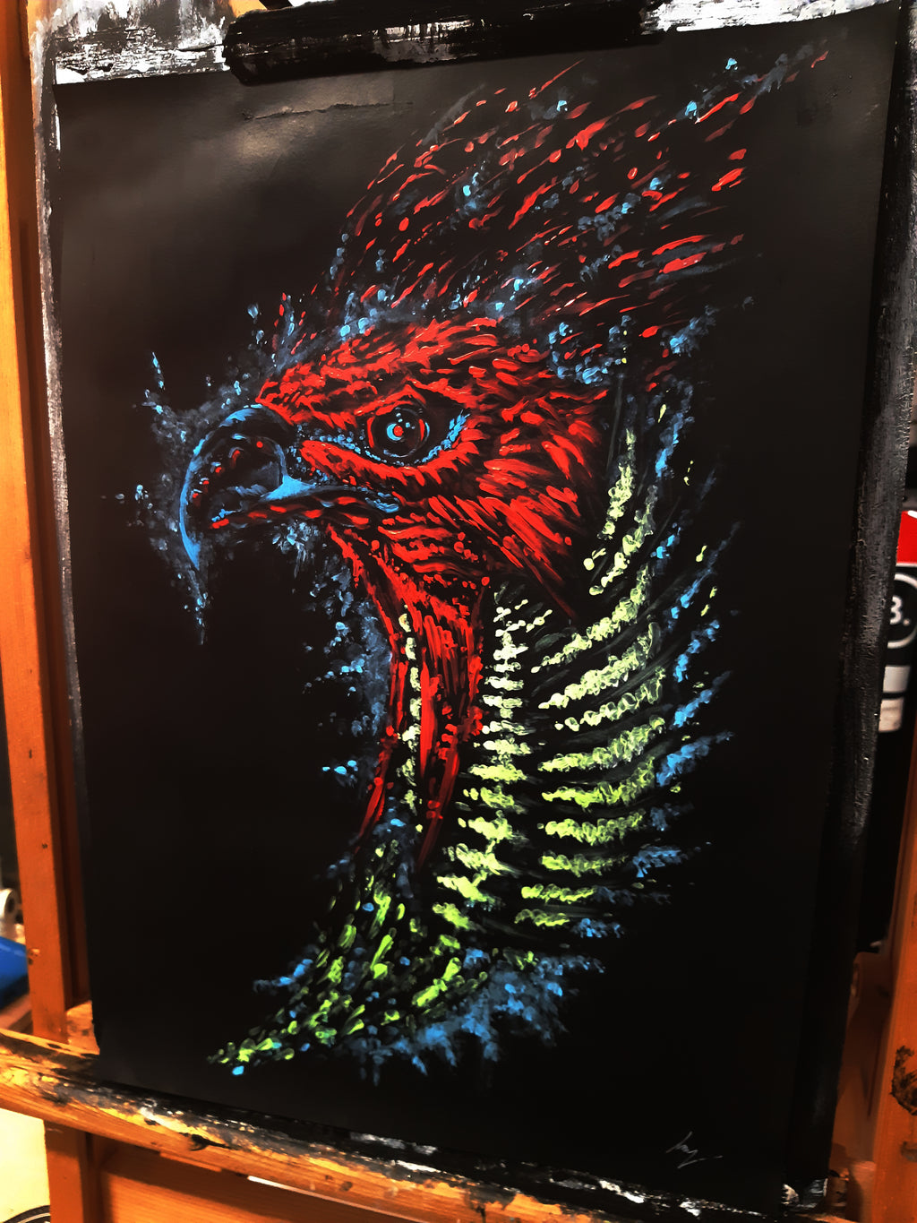The blood eagle. Original artwork