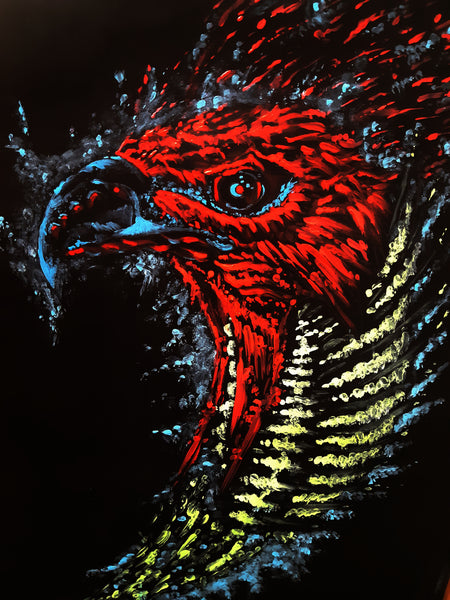 The blood eagle. Original artwork