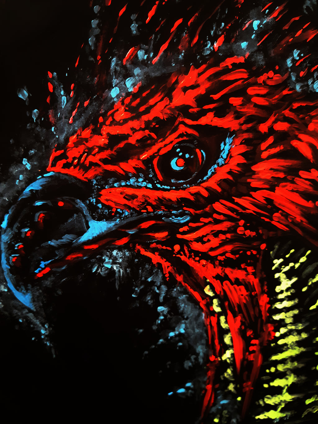 The blood eagle. Original artwork