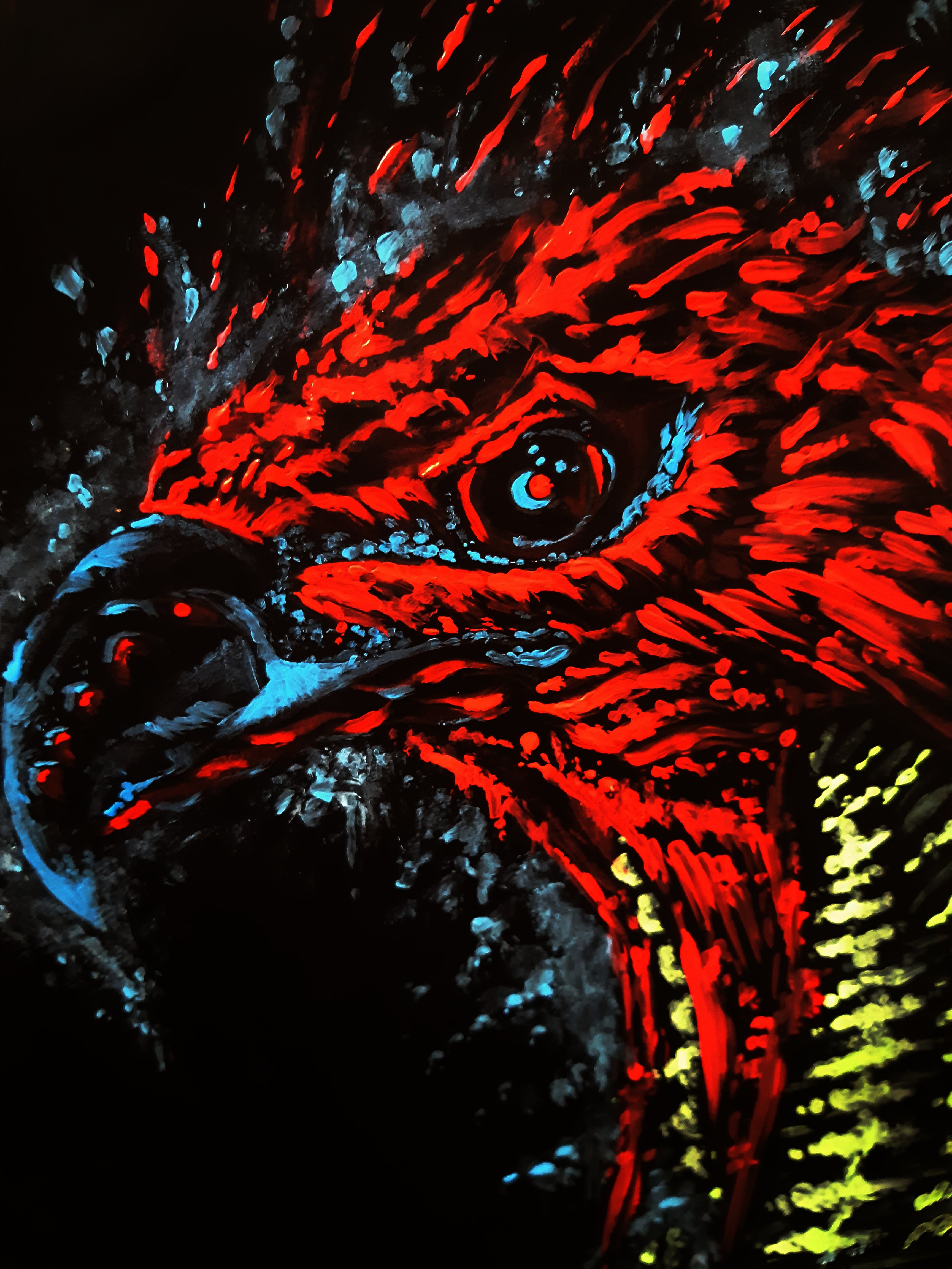 The blood eagle. Original artwork