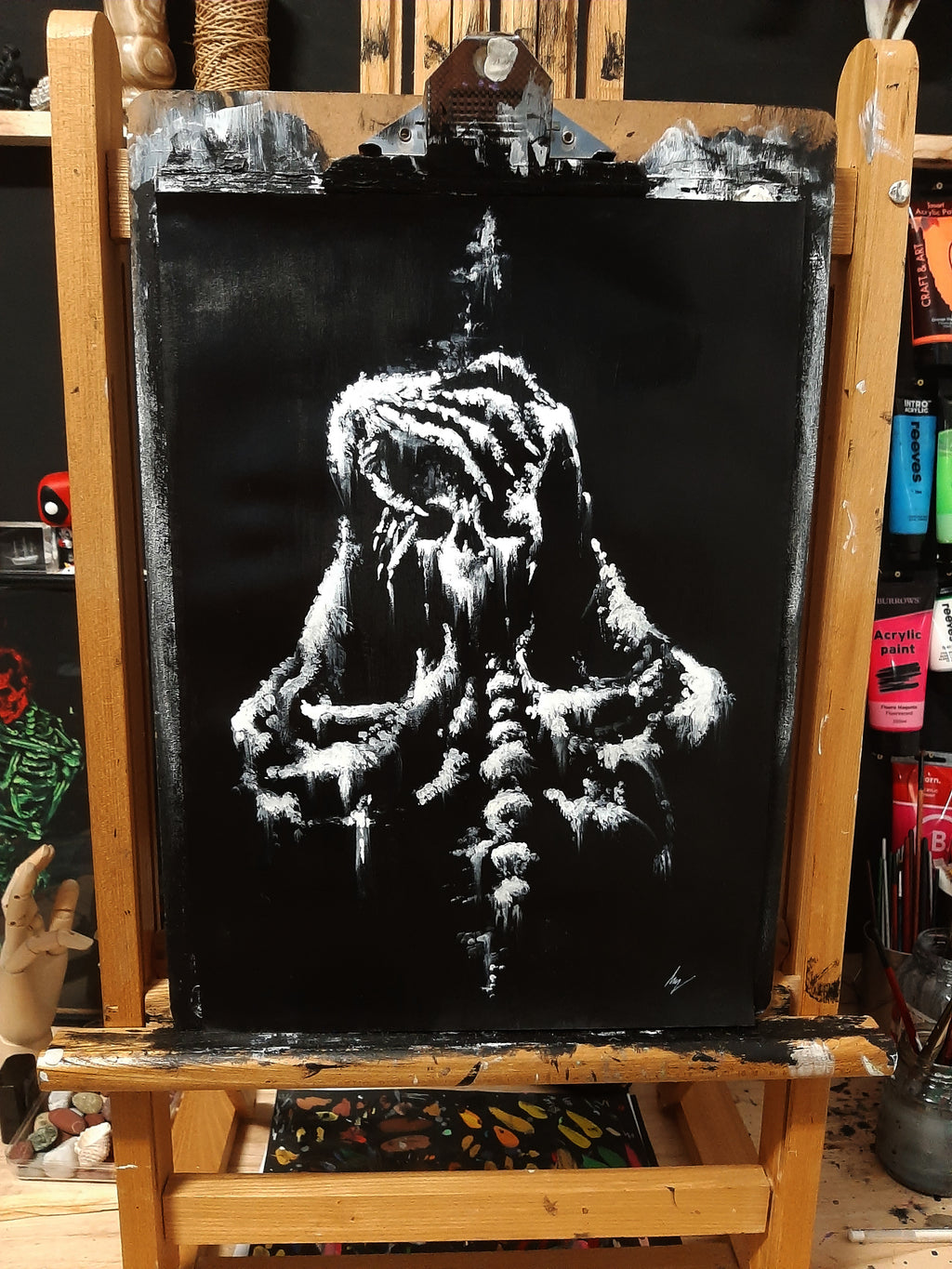 Screams of heart break. Original artwork.