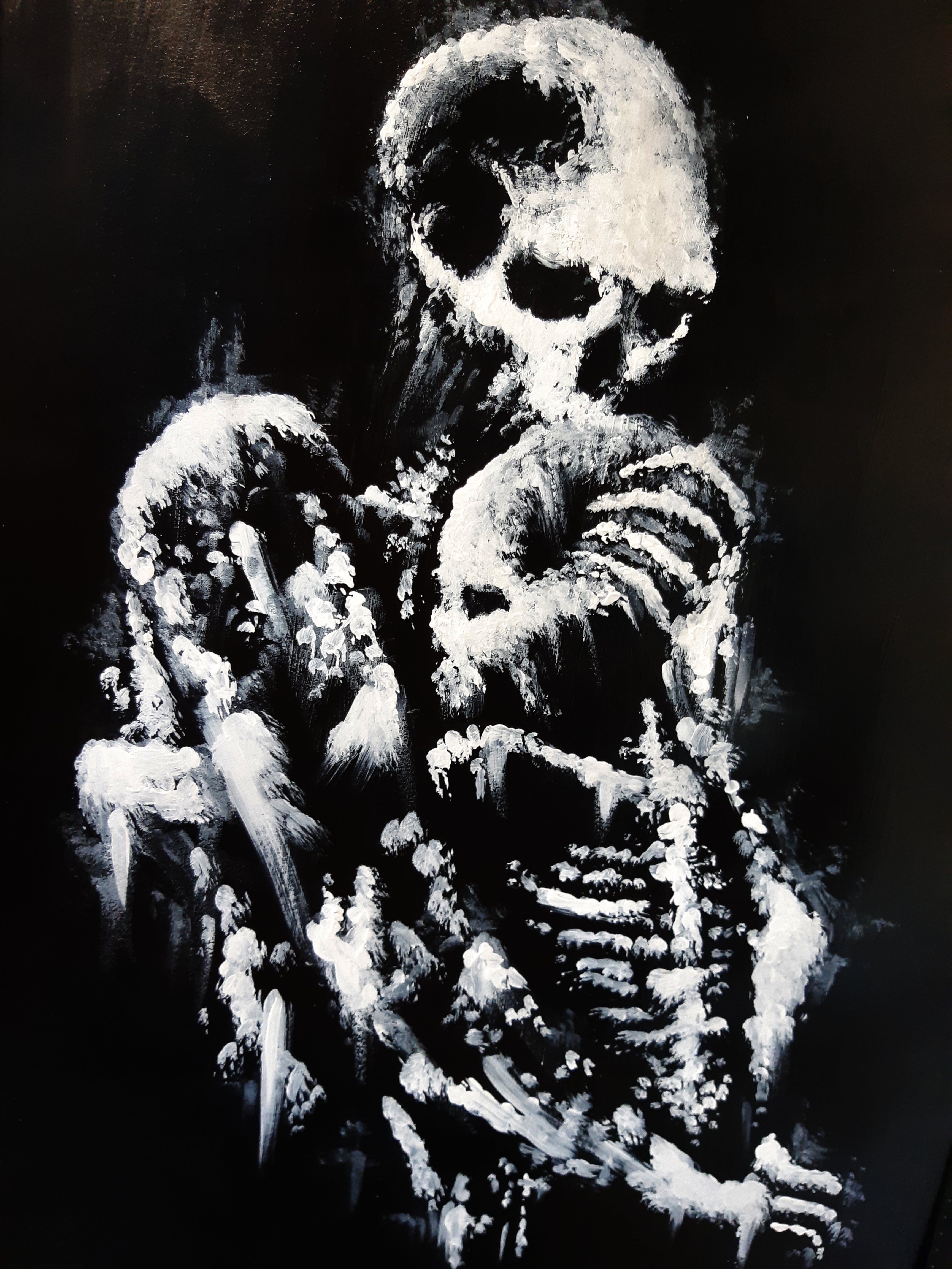 Hold me eternally. Original artwork.