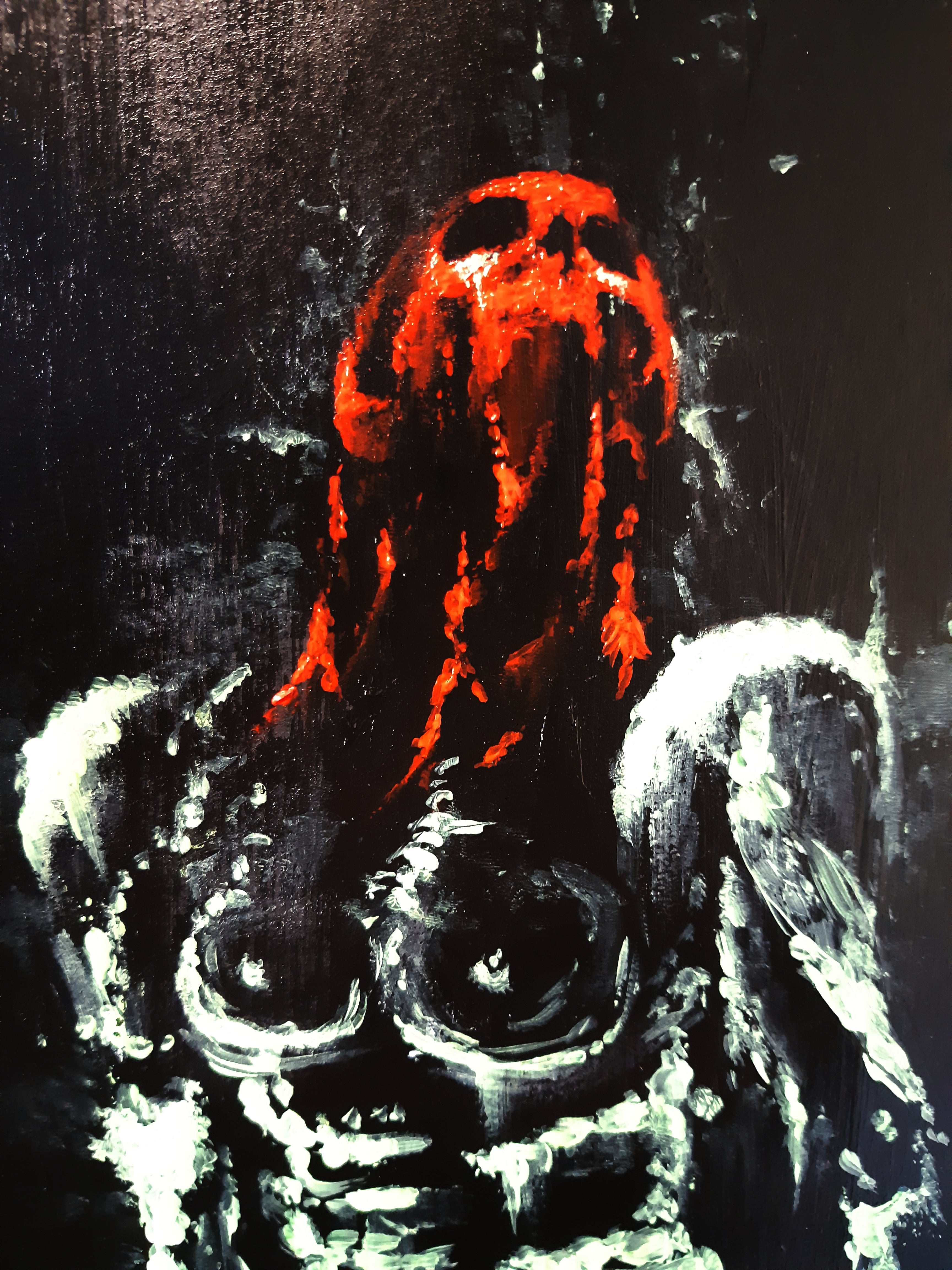 Tears of freedom. Original artwork.