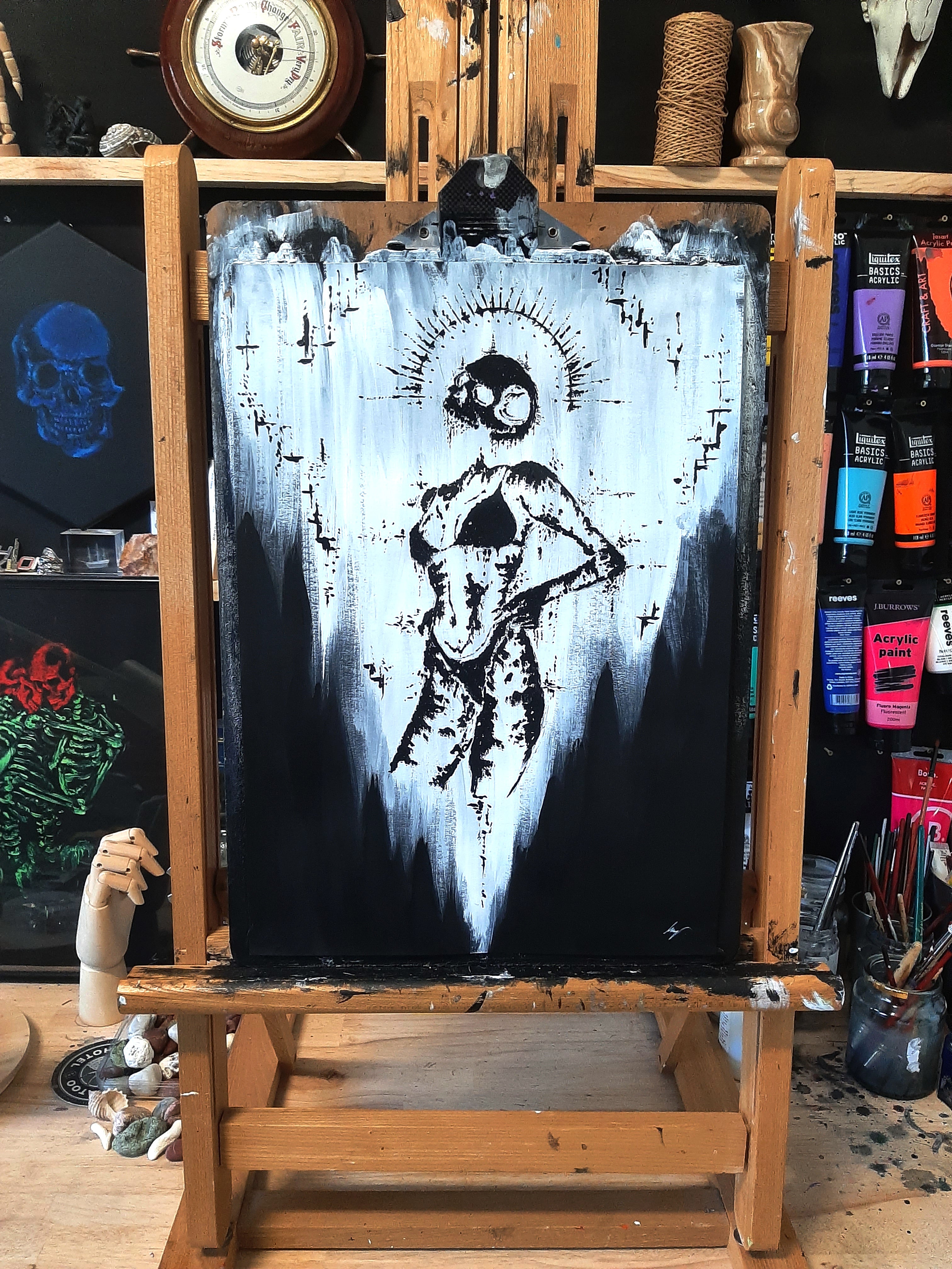 Her sexual powers. Original artwork.