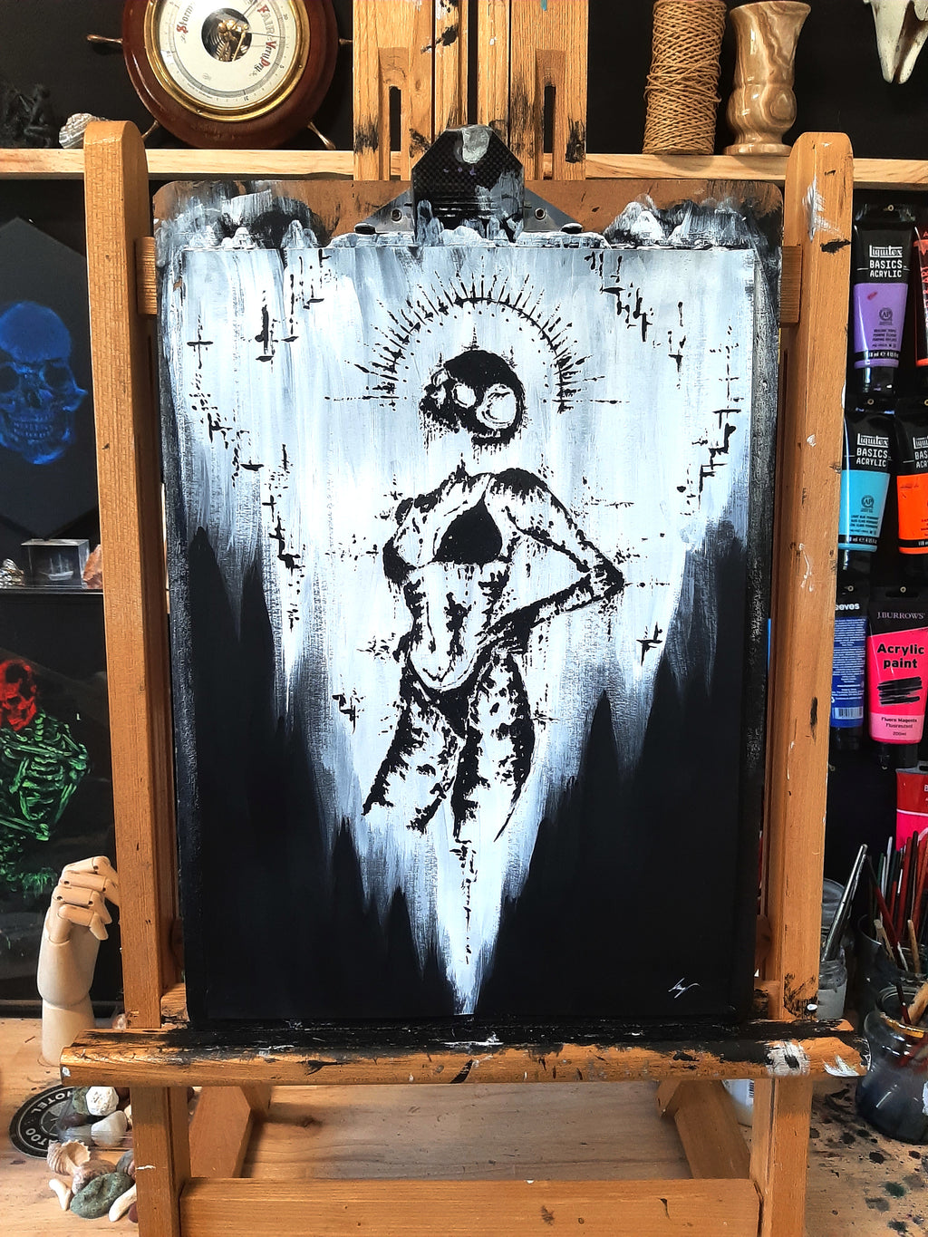 Her sexual powers. Original artwork.