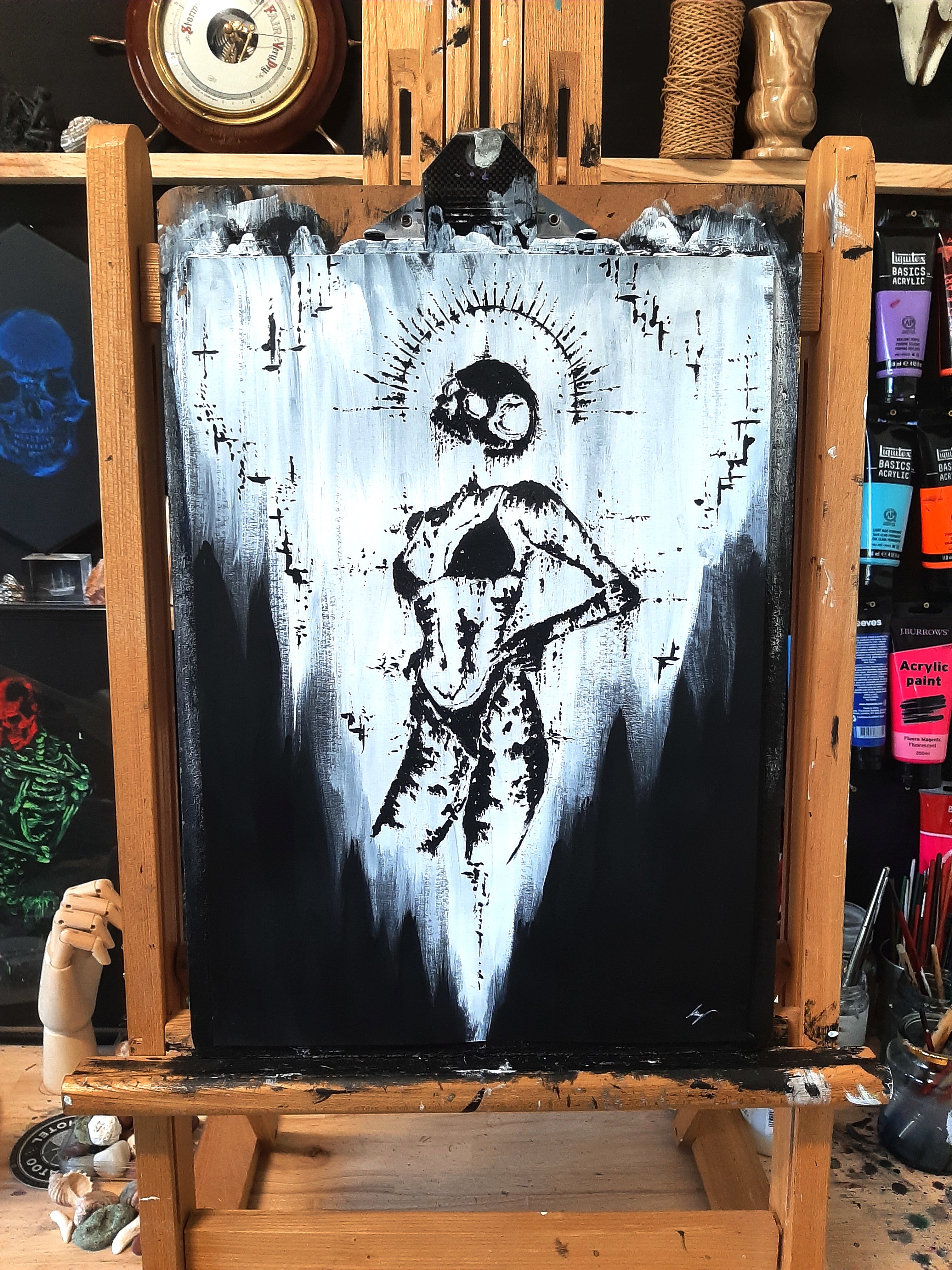 Her sexual powers. Original artwork.
