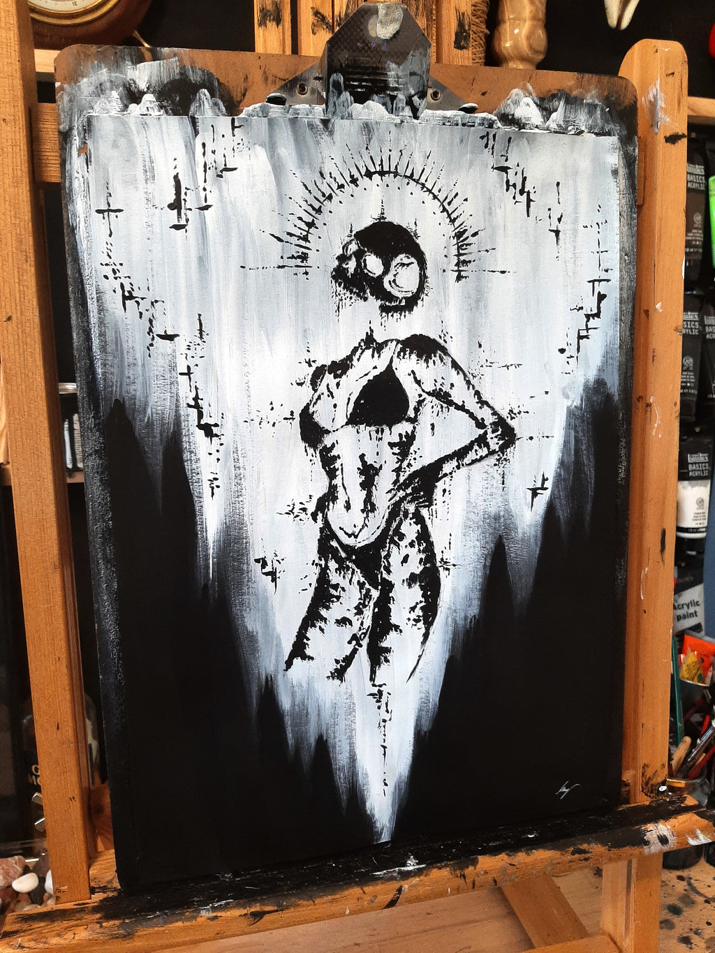 Her sexual powers. Original artwork.
