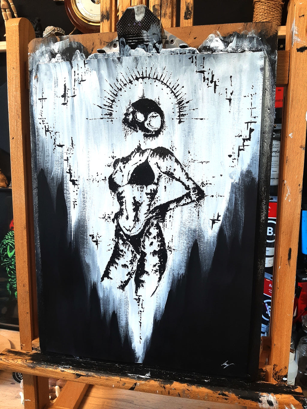 Her sexual powers. Original artwork.