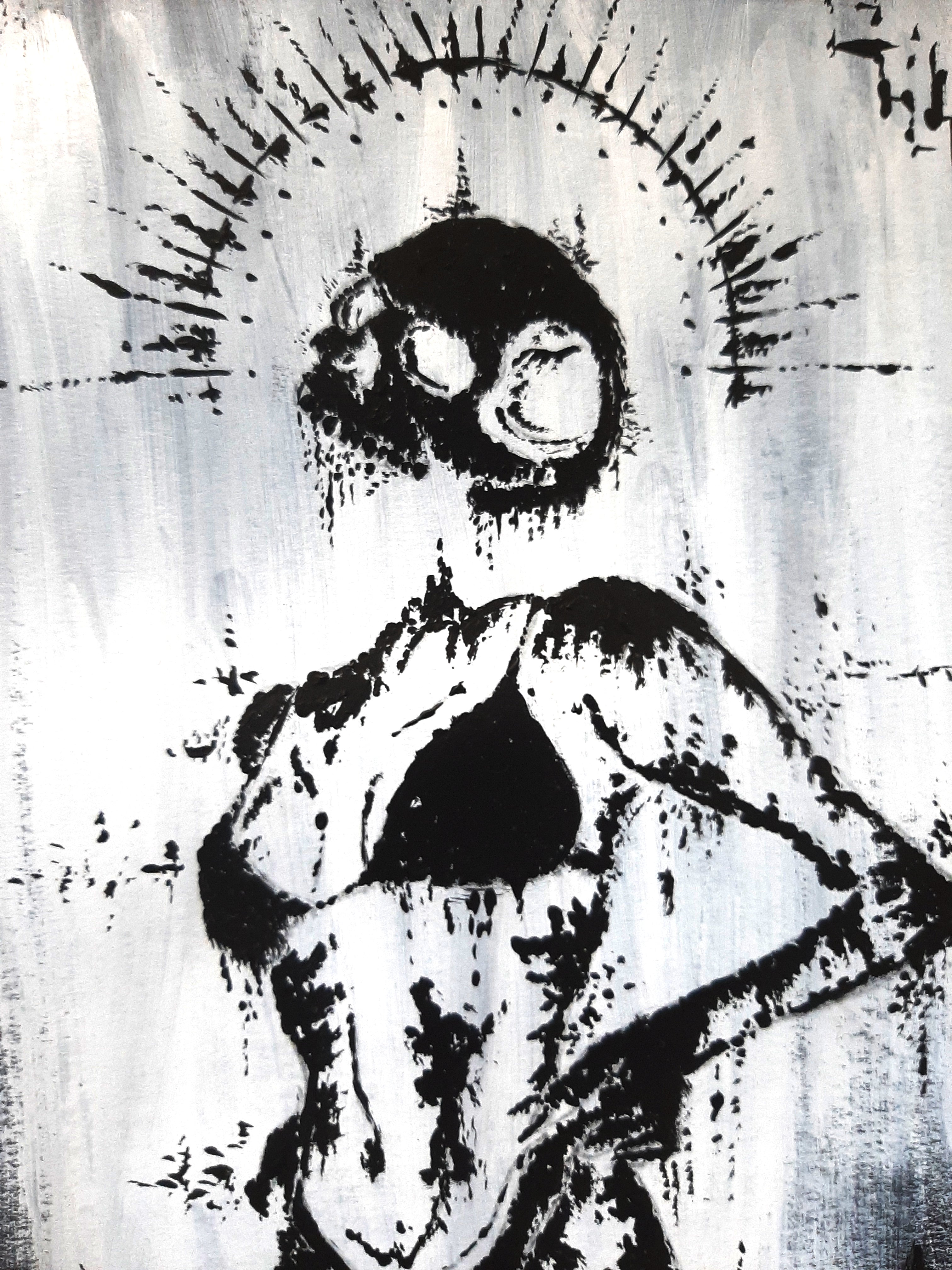 Her sexual powers. Original artwork.
