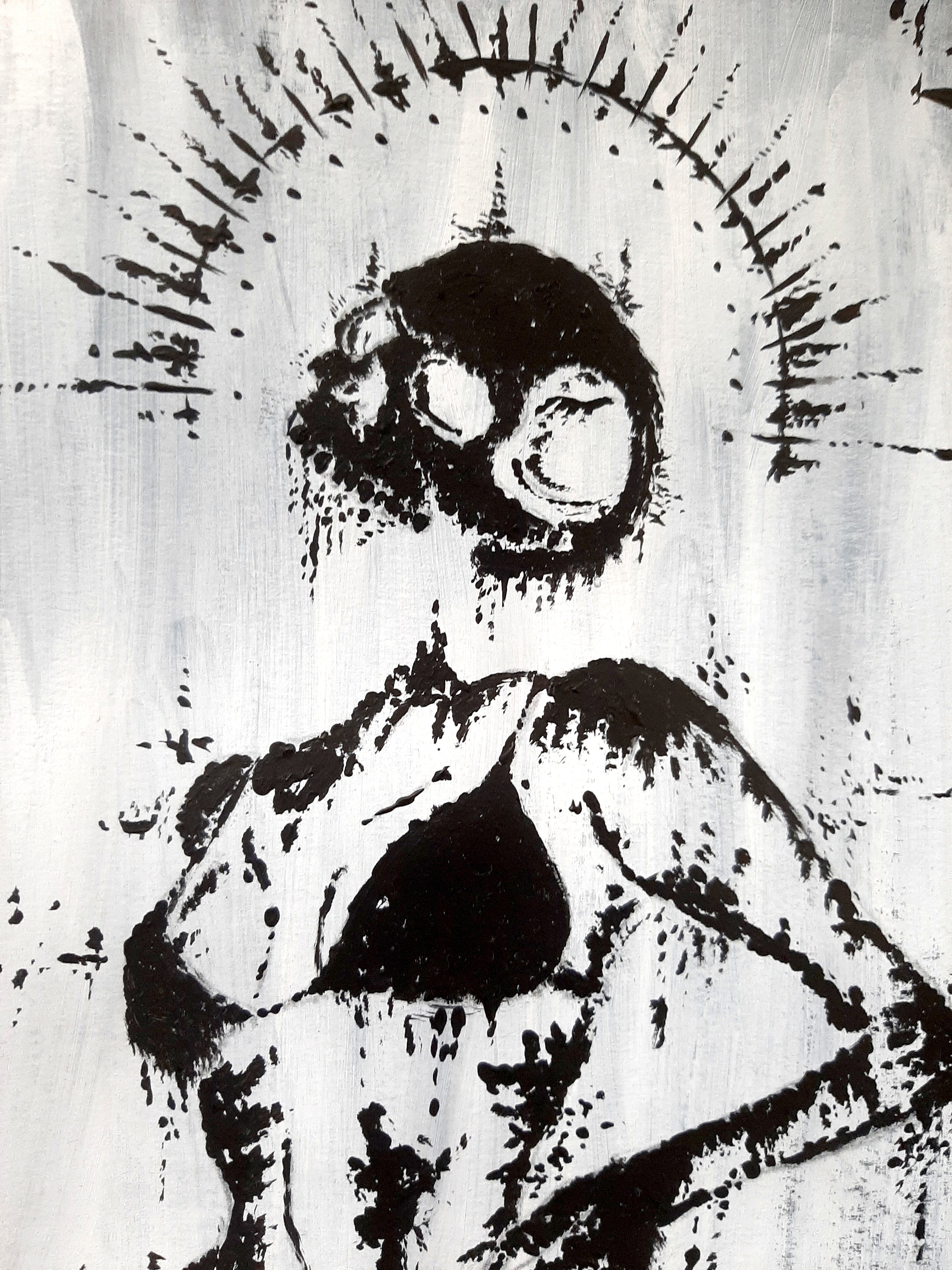 Her sexual powers. Original artwork.