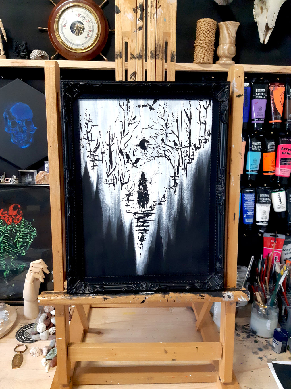 The spirit queen. Original artwork.