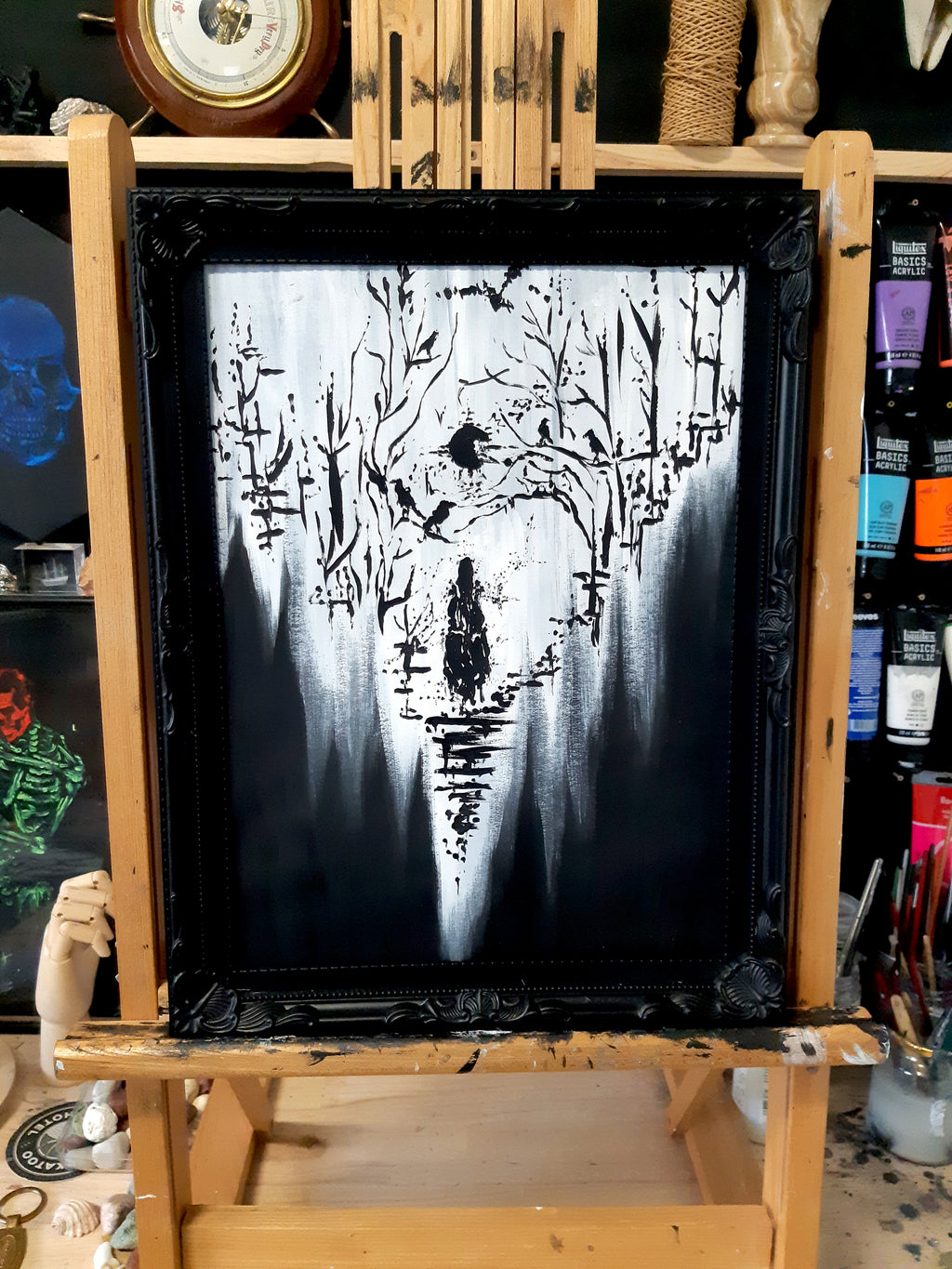 The spirit queen. Original artwork.