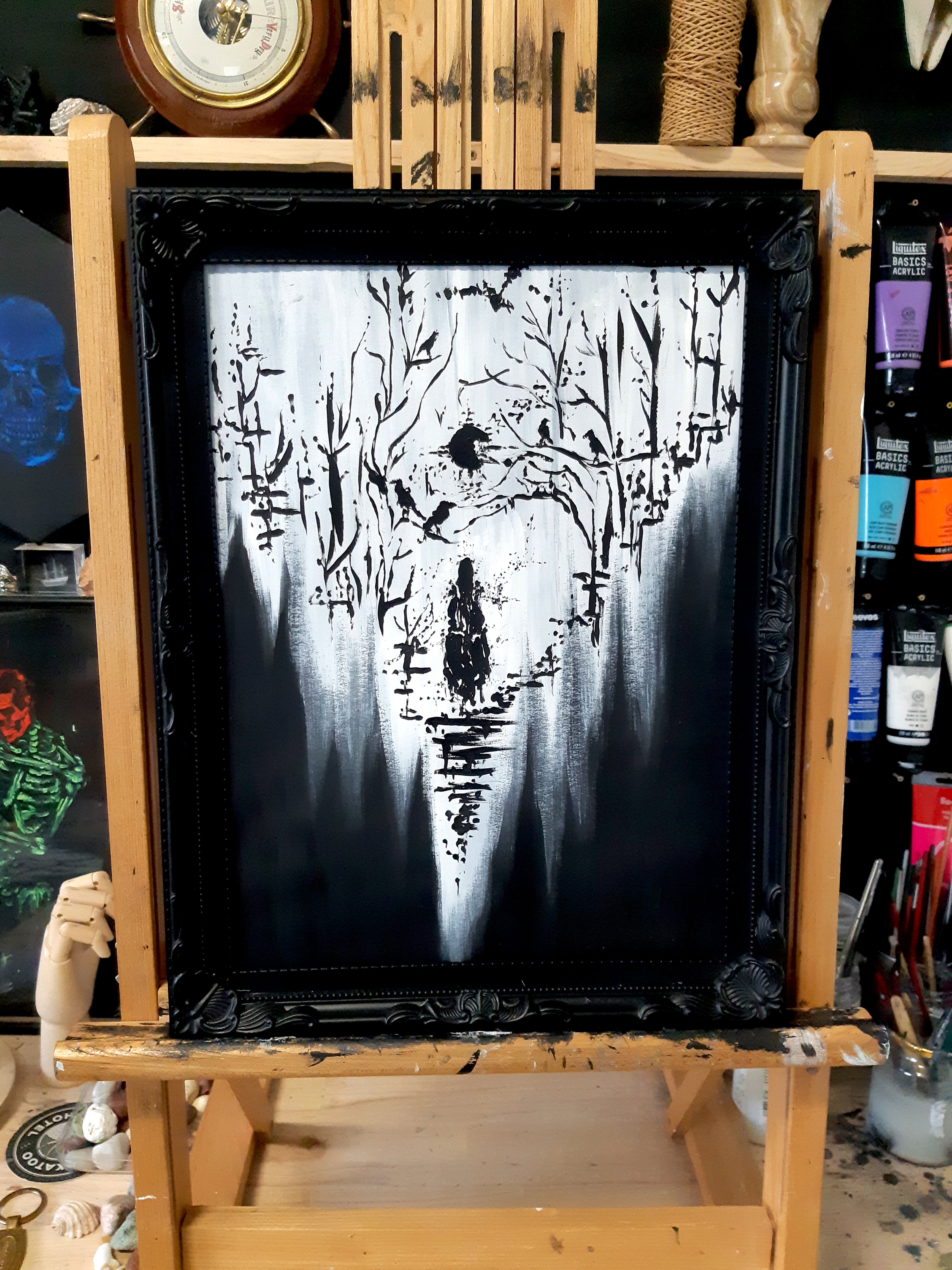 The spirit queen. Original artwork.