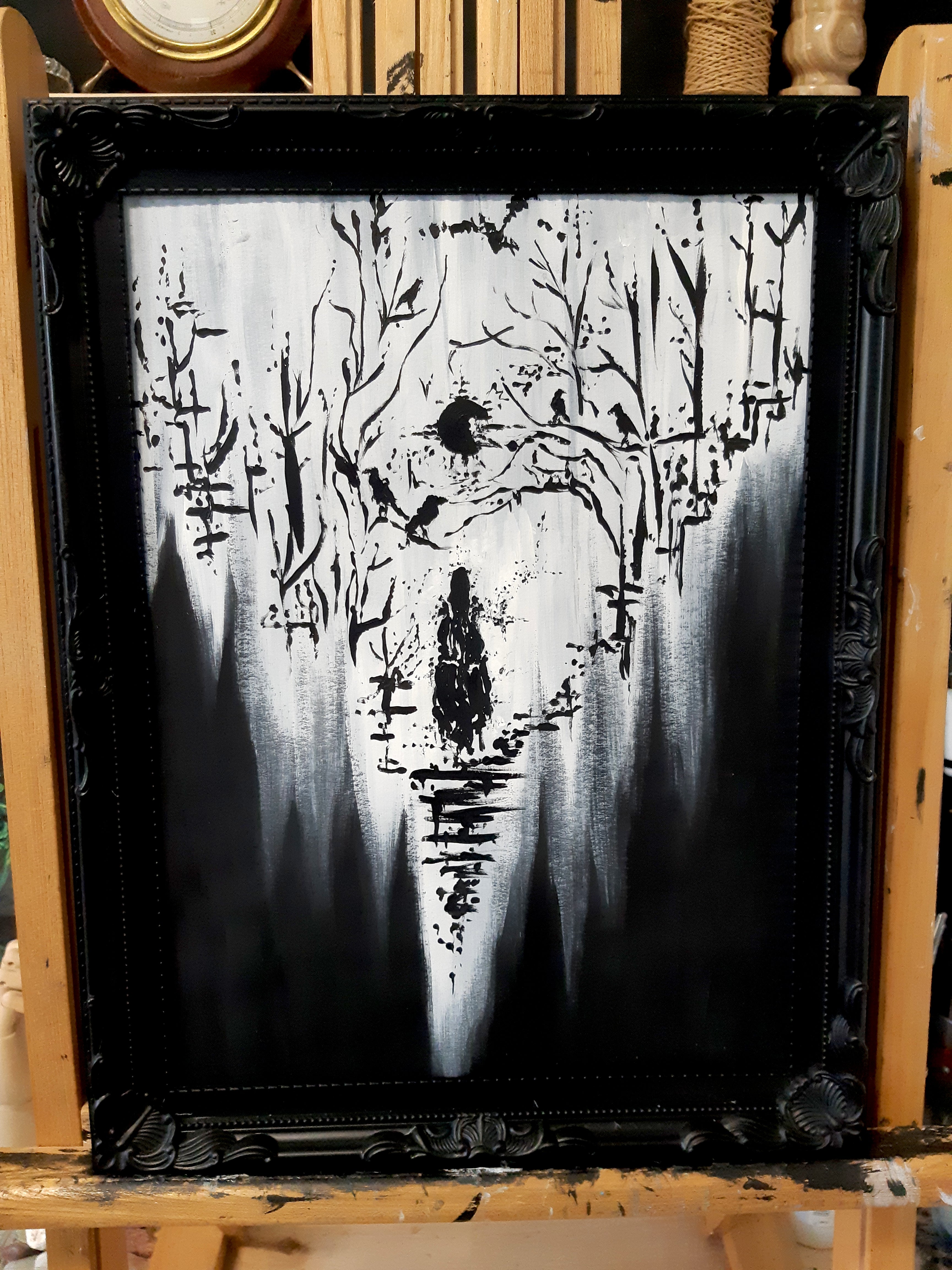 The spirit queen. Original artwork.