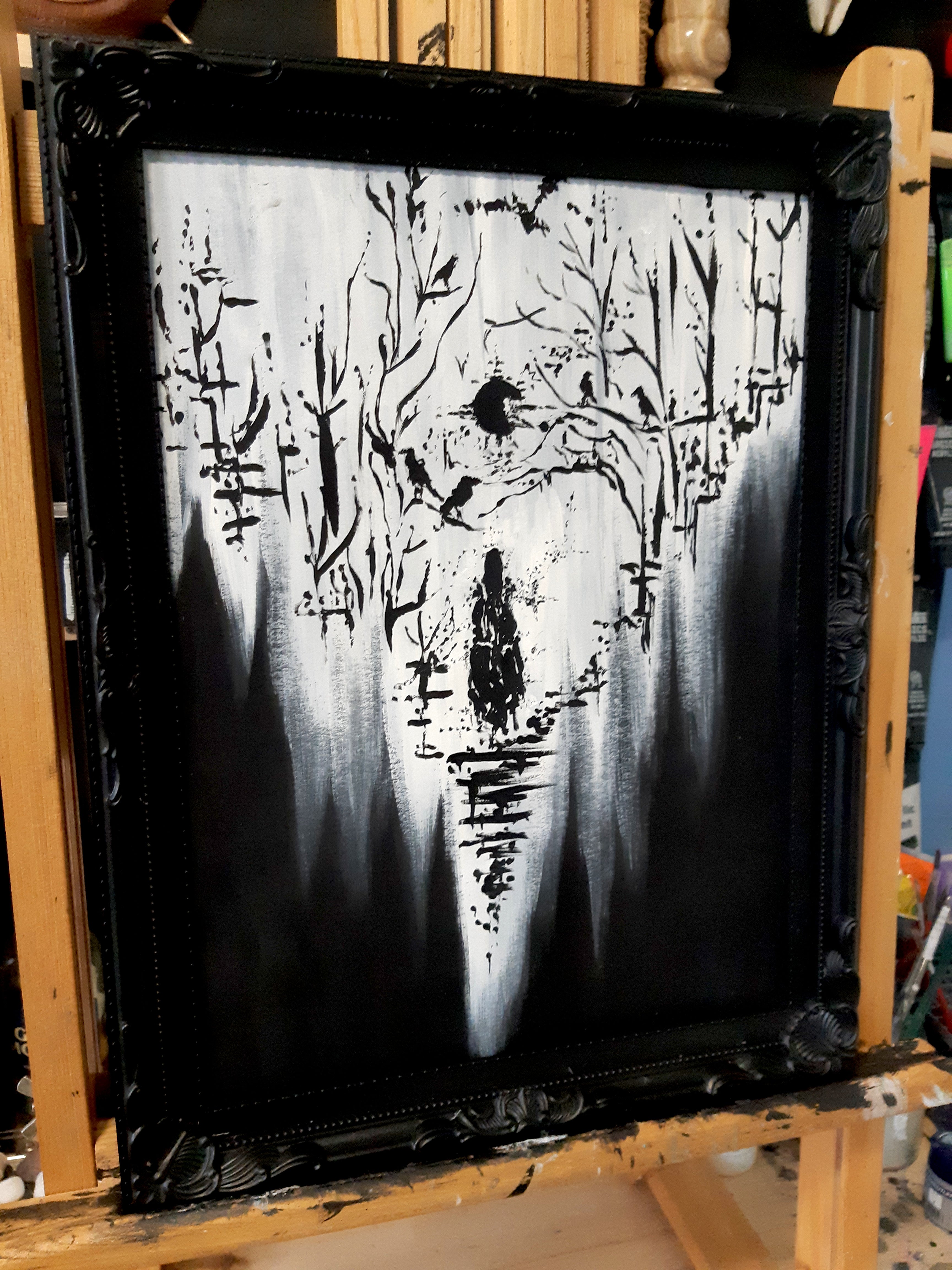 The spirit queen. Original artwork.