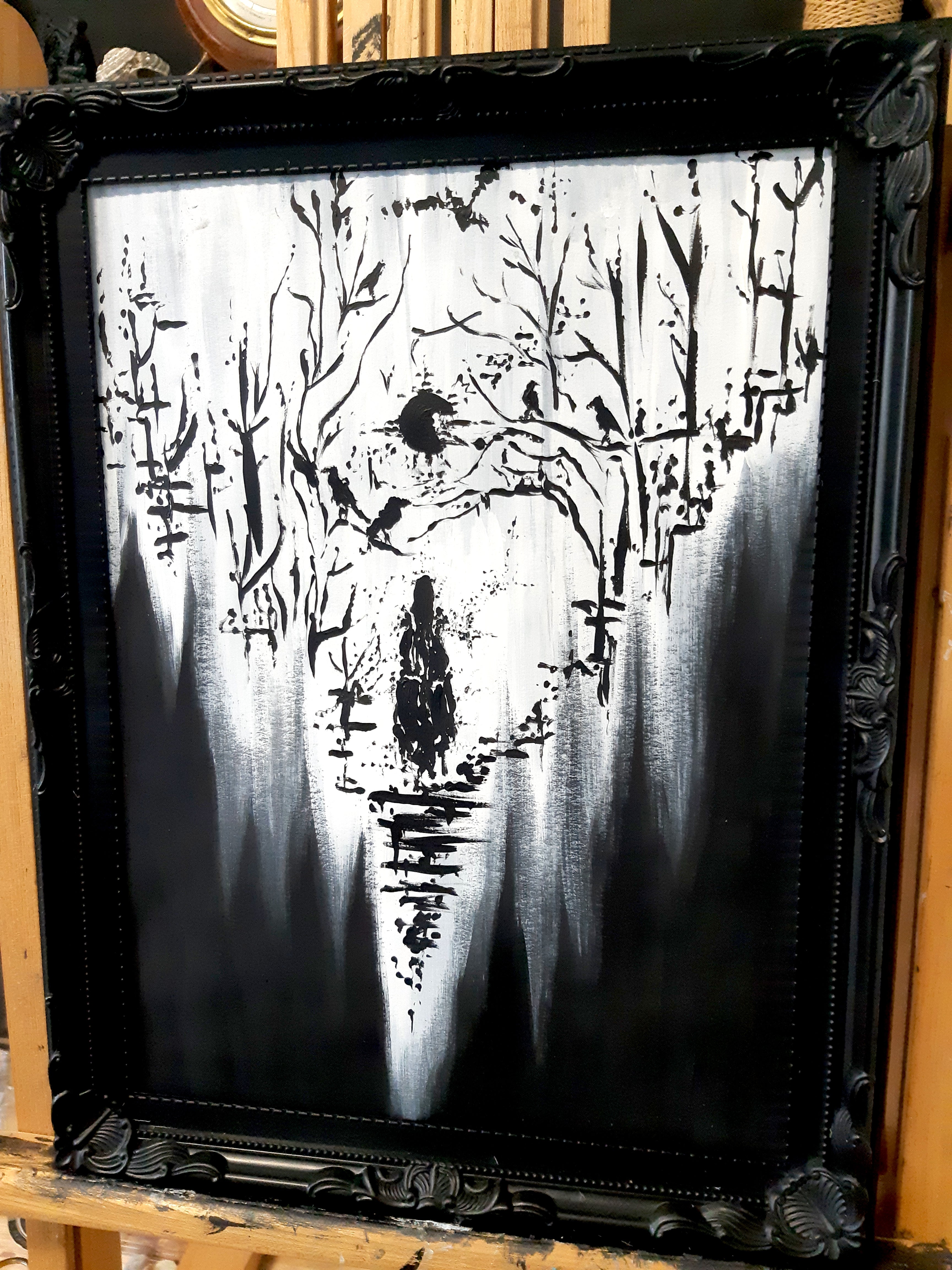 The spirit queen. Original artwork.
