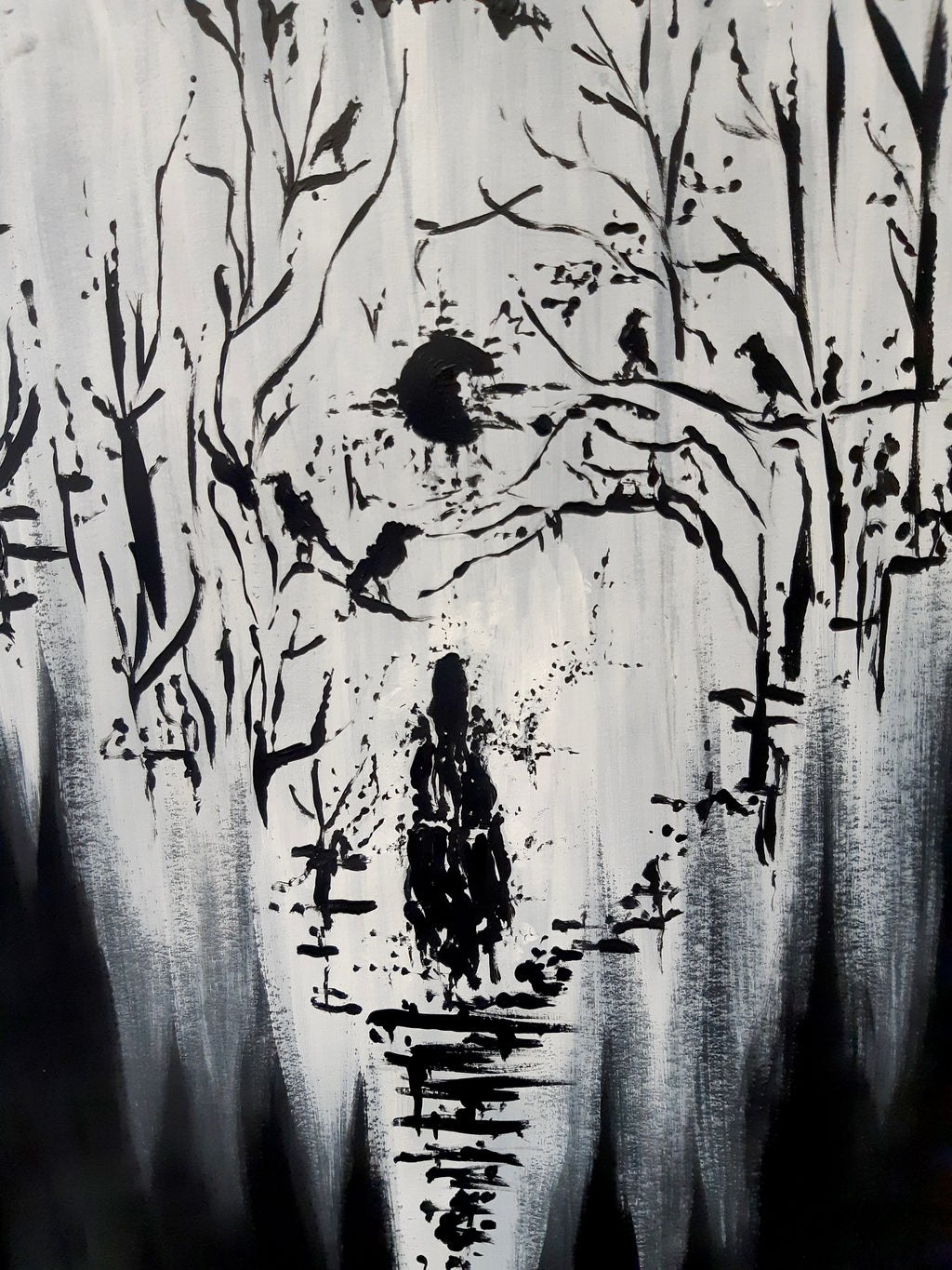 The spirit queen. Original artwork.