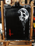 Don't be afraid. Satanic V2. Vintage original artwork.