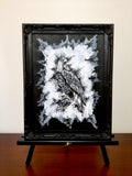 The eagle by moonlight. Vintage original artwork.