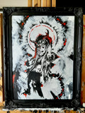 Her devilish power within. Original artwork.