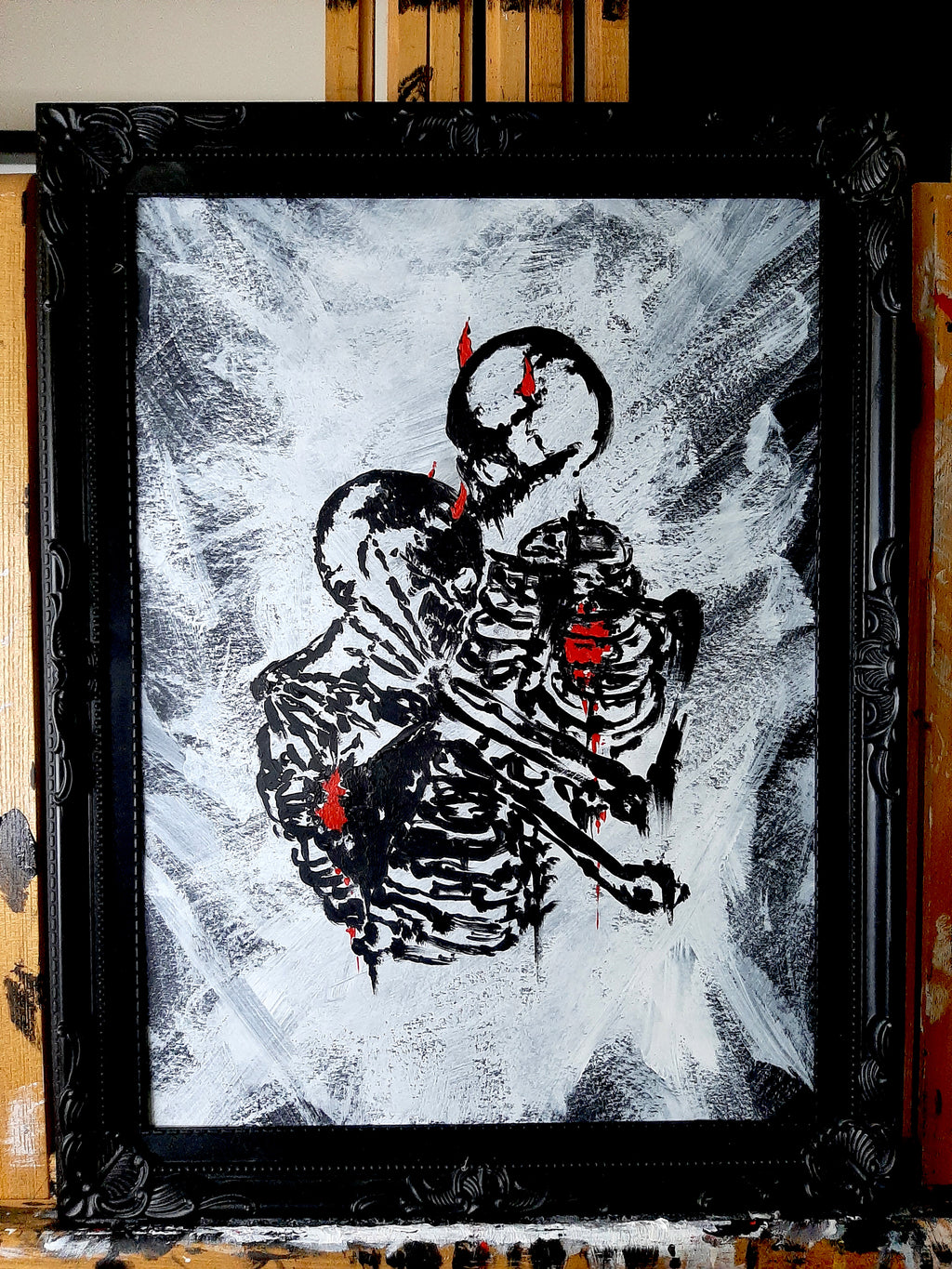I love you to death.  Original artwork.