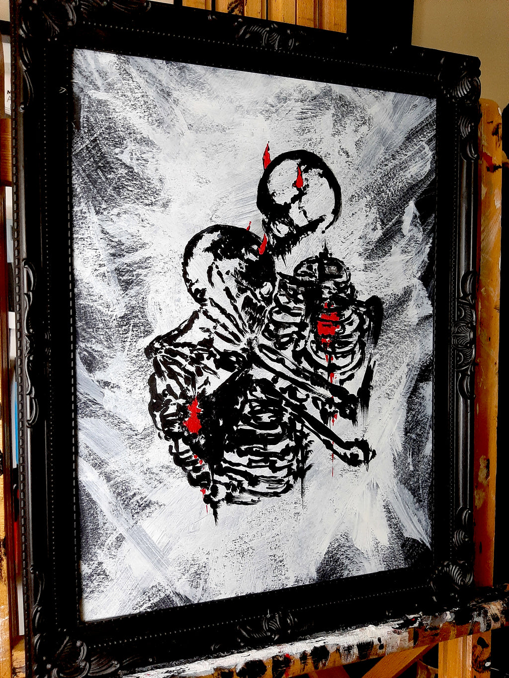 I love you to death.  Original artwork.