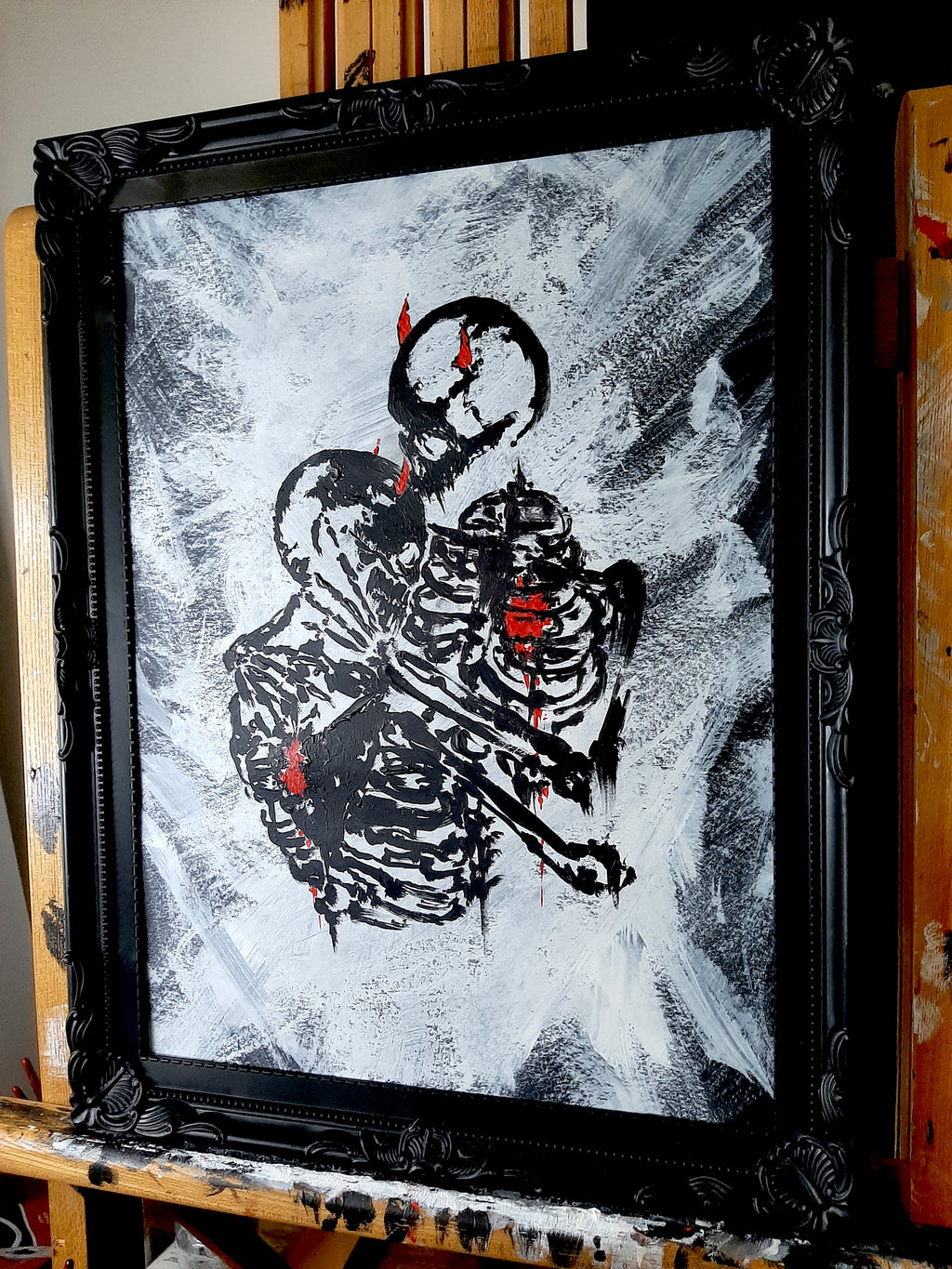 I love you to death.  Original artwork.