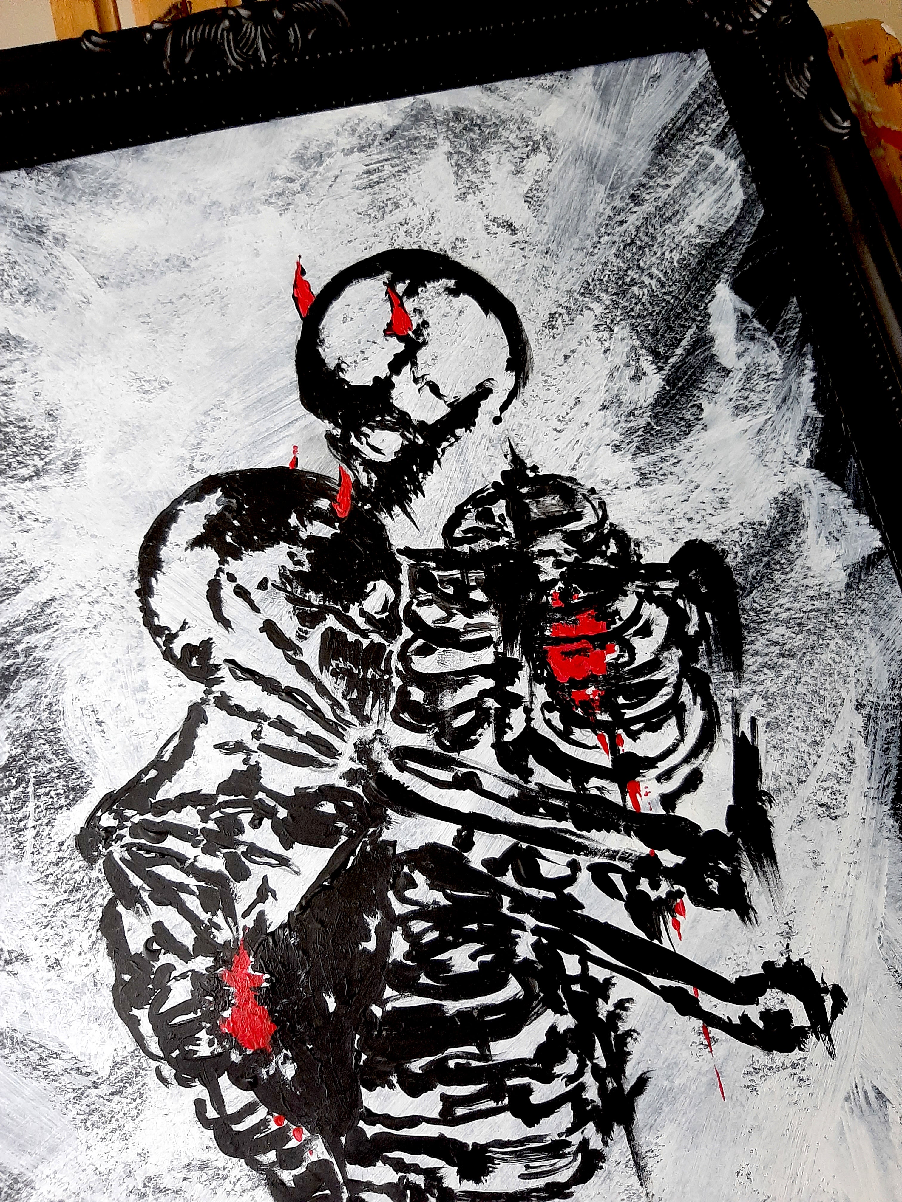 I love you to death.  Original artwork.