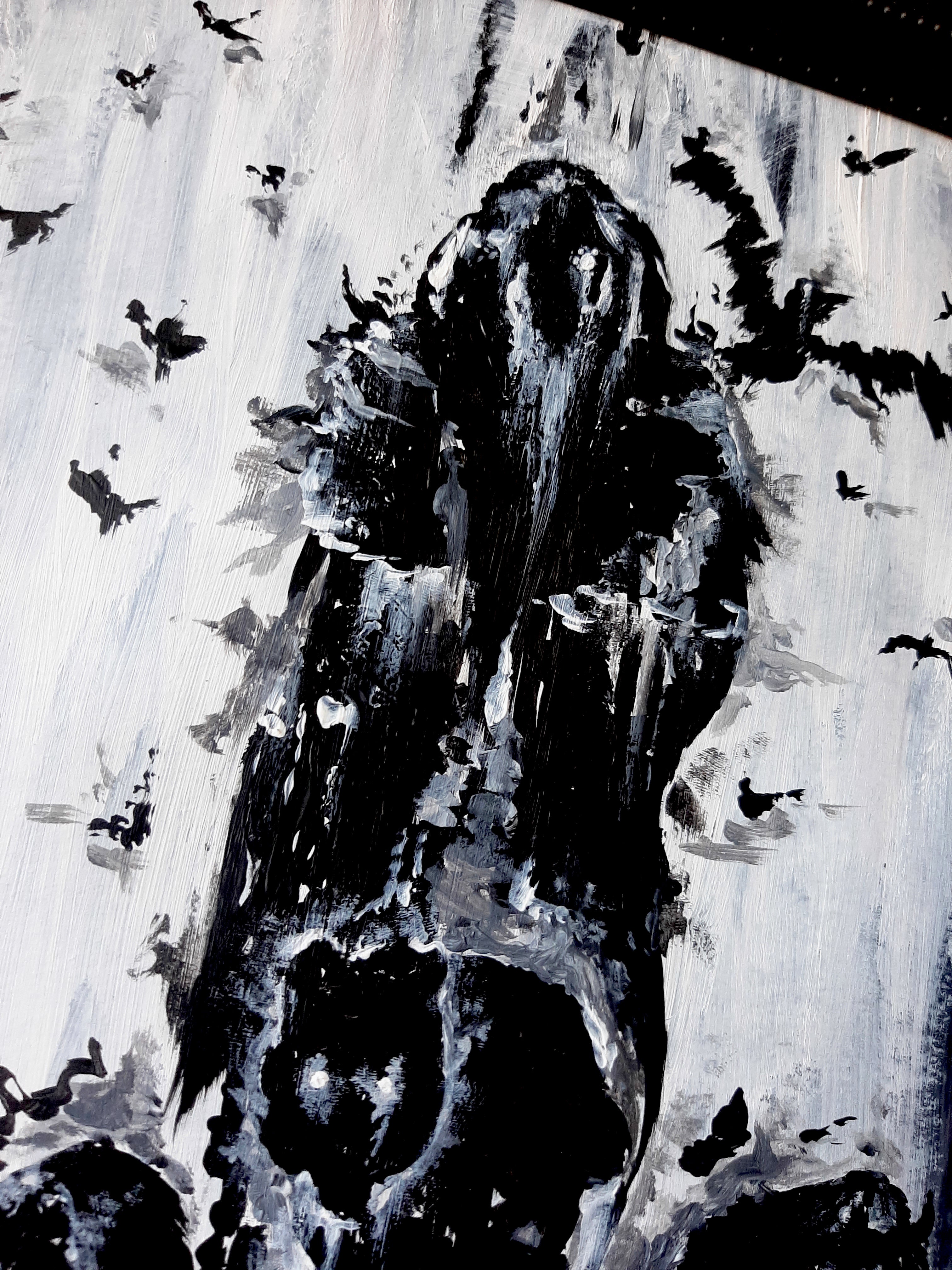 Valhalla is calling. Original artwork. Odin.